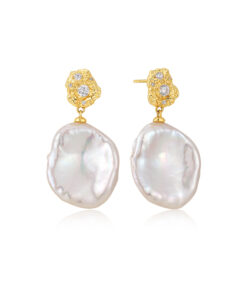 Natual Pearl Drop Earring