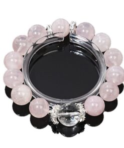 Natural Pink Crystal Bracelet